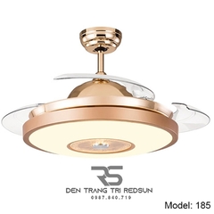 Quạt Trần Đèn Cánh Cụp Xòe Trang Trí Phòng Khách, Phòng Ngủ - 185