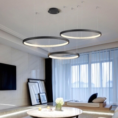 Đèn Thả Phòng Khách Hiện Đại 3 Vòng Bắc Âu DC-L041