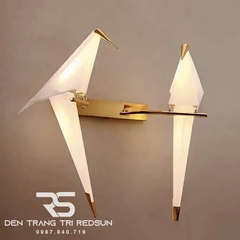 Đèn Tường Phòng Khách, Phòng Ngủ, Cầu Thang Hiện Đại Phong Cách Bắc Âu Sáng Tạo Hình Hạc Giấy DT-BVK23T2
