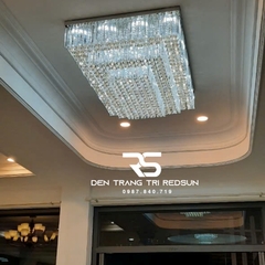 Đèn Mâm Pha Lê Ốp Trần Phòng Khách Hiện Đại M9117