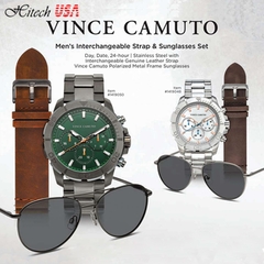 Set Kính + Đồng Hồ Vince Camuto Thời Trang Nam Tính