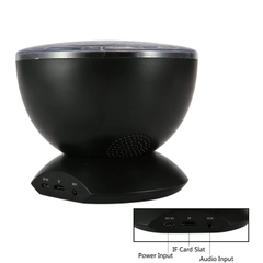 Loa kèm Đèn trang trí - Remote Control Ocean Wave Projector Nightlight