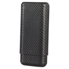 Ống đựng cigar 3 điếu Cohiba Carbon Fiber Black Label 3 Finger Cigar Case