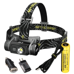 Đèn pin đeo trán siêu sáng Nitecore HC60 1000 Lumen USB Rechargeable LED Headlamp