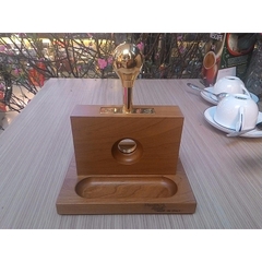 Dao cắt xì gà David Ross Wooden Table Cigar Cutter, made in Italy