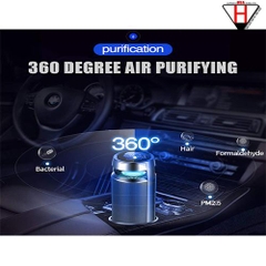 Máy lọc mùi thuốc lá, ẩm mốc, mùi hôi xe hơi, Car Ionizer Air Purifier