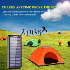 Pin sạc dự phòng tích hợp sạc Solar Charger KEDRON 22000mAh Power Bank