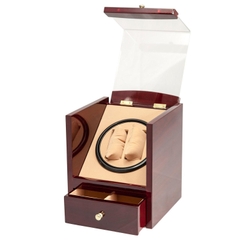 Hộp đựng đồng hồ 2 cơ + 2 quartz WatchBuddy Dual Watch Winder + 2 Storage