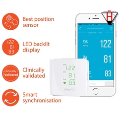 Máy đo huyết áp thông minh đeo tay thông minh iHealth Sense hoàn toàn tự động cho iOS