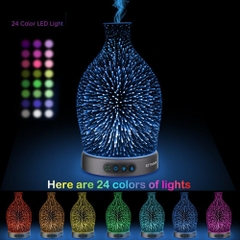Bình phun sương khuếch tán tinh dầu SzTrokia Essential Oil Diffuser, 3D Effect