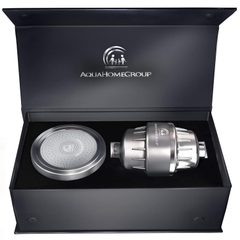 Bộ vòi sen mặt tròn với lõi lọc Vitamin C AquaHomeGroup Luxury Filtered Shower Head Set