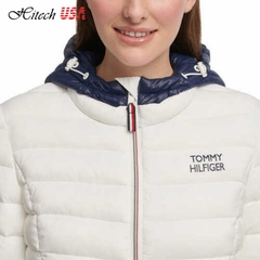 Áo Khoác Tommy Hilfiger Màu Trắng Có Mũ