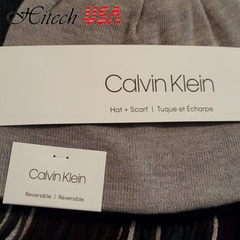 Set Mũ Len + Khăn Quàng Cổ Calvin Klein Cao Cấp