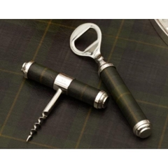 Bộ mở rượu, bia Ralph Lauren Bentham Plaid Bar Tools Set 2