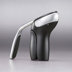 Bộ mở rượu vang Oxo SteeL Vertical Lever Corkscrew with Removable Foil Cutter