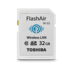 Thẻ nhớ không dây cho máy ảnh Toshiba FlashAir 32GB Wireless SD Card W-03