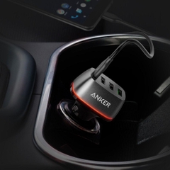 Sạc xe hơi Anker Quick Charge 3.0 & USB Type-C 54W 4-Port USB Car Charger