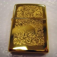 Bật lửa Zippo Original Windproof Camel Gold 22k