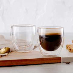 Cốc uống cà phê cách nhiệt Barista, 75ml, pack of 2