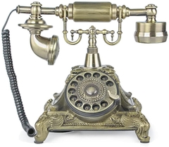 Điện thoại bàn kiểu dáng cổ TelPal Rotary Dial Vintage Antique Home Telephone