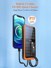Pin dự phòng năng lượng mặt trời ZONHOOD L3SW 38800mAh