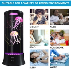 Đèn thủy sinh sứa EDIER LED Fantasy Jellyfish Lava Lamp