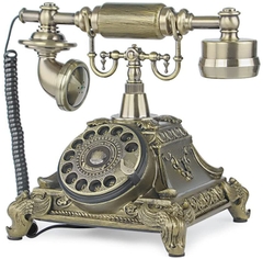 Điện thoại bàn kiểu dáng cổ TelPal Rotary Dial Vintage Antique Home Telephone