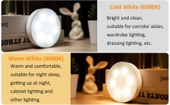 Đèn gắn tủ IAVO Warm White / Cold White Touch Night Lights