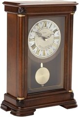 Đồng hồ thanh lịch truyền thống với con lắc và chuông Seiko Mizuki Mantel Clock