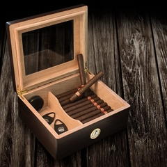 Hộp đựng cigar BLKSMITH Acrylic Front Cigar Box