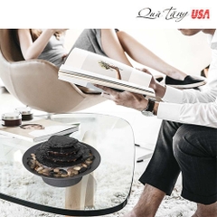 Thác nước phong thủy nước chảy luân hồi để bàn Mirra Zen Tabletop Relaxation Fountain