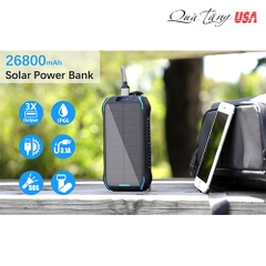 Pin dự phòng Solar Charger 26800mAh Power Bank