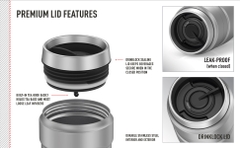 Set bình giữ nhiệt THERMOS Stainless Steel King Travel Tumbler