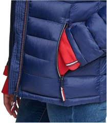 Áo Khoác Tommy Hilfiger Màu Trắng Có Mũ