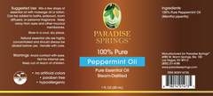 Lọ tinh dầu Paradise Springs Peppermint Oil - 1 oz (30 mL)