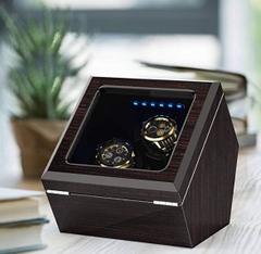 Hộp quay đồng hồ cơ cao cấp INCLAKE cho đồng hồ Rolex