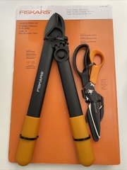 Set dụng cụ làm vườn và kéo cắt cành Fiskars