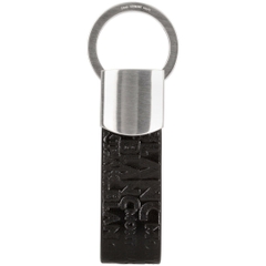 Móc chìa khóa cao cấp Montblanc Black Leather Westside Key Fob