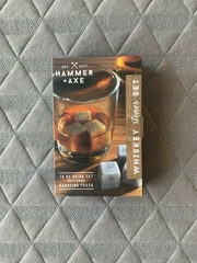 Set đá lạnh không tan 10 viên Hammer & Axe whiskey stones