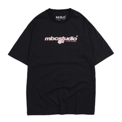 M.B.C Cherry Blossom T-Shirt - Black/Pink