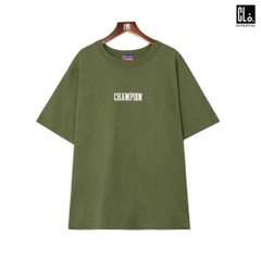 Champion, Heritage Bookstore Logo T-Shirt - Olive