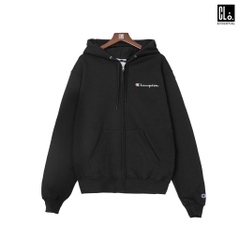 Champion, Powerblend Hoodie Zip - Black