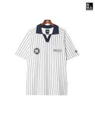NEWERA, AP MLB POLO SHIRT NEYYAN LOGO - WHITE