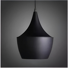 CHAO THẢ ĐƠN PHONG CÁCH CHÂU ÂU VỎ ĐEN LÒNG VÀNG - BÓNG E27*1 - M: LH 125 - B- 165