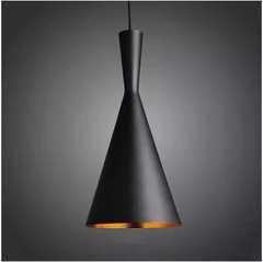 CHAO THẢ ĐƠN PHONG CÁCH CHÂU ÂU VỎ ĐEN LÒNG VÀNG - BÓNG E27*1 - M: LH125-A-135