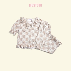 MB97 | Bộ Mặc Nhà Pijama Lyocell Quần Dài Thu Đông