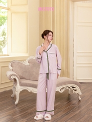 MB98 | Bộ Mặc Nhà Pijama Lyocell Thu Đông Quần Dài