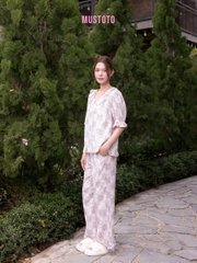 MB97 | Bộ Mặc Nhà Pijama Lyocell Quần Dài Thu Đông