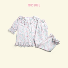 MB97 | Bộ Mặc Nhà Pijama Lyocell Quần Dài Thu Đông