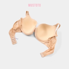 MA76 | [CÚP SÂU GỌNG MỀM] MUSTOTO Áo Lót Nữ Bra Ren Mút Mỏng 0.5cm